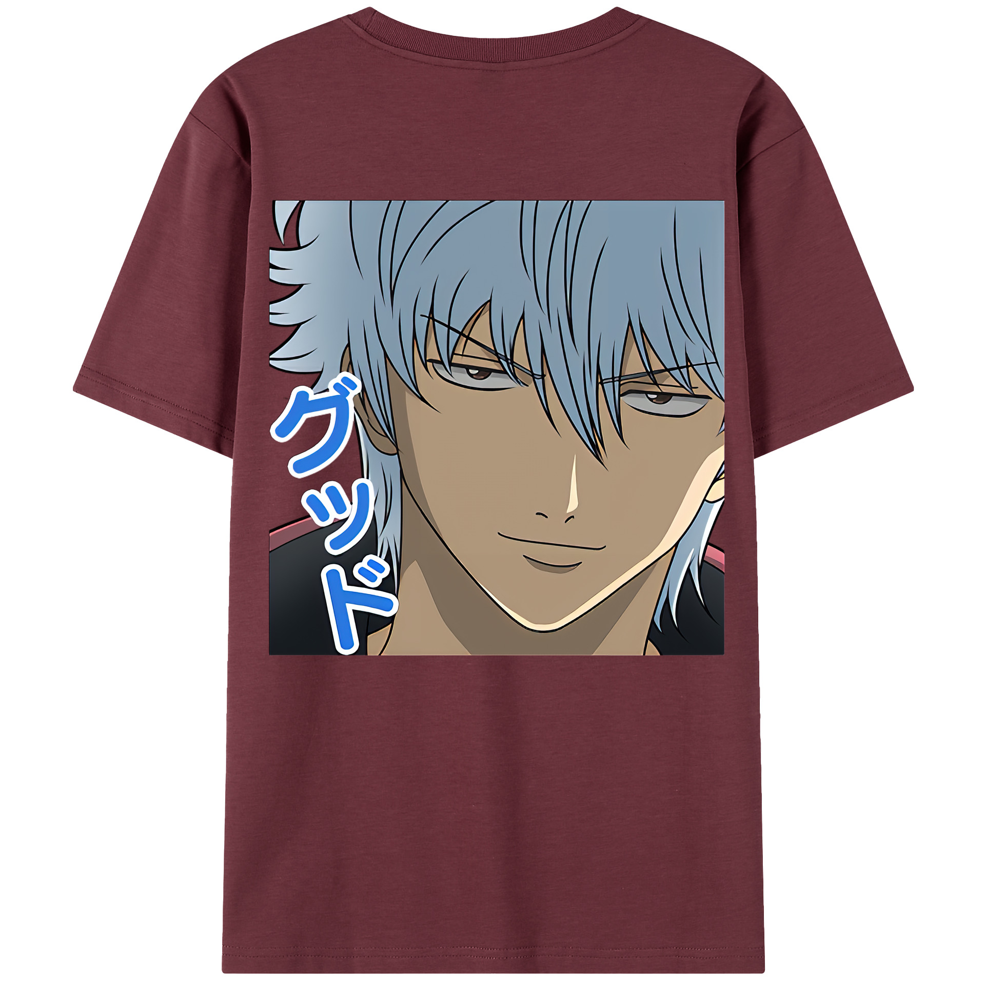 （画像用） ぎんたま 坂田銀時（さかたぎんとき） 神楽 志村新八（しむら しんぱち） GINTAMA Sakata Gintoki Kagura Shimura Shinpachi 綿100％半袖Tシャツ（背面プリント）